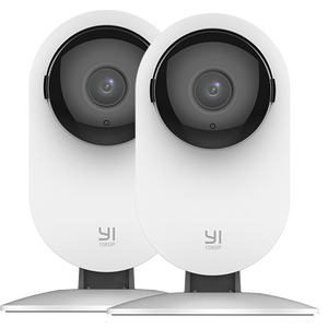 YI Security Camera Home/Indoor/Outdoor Dome Camera 1080p Black/White - New